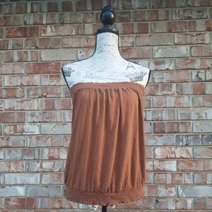 Old Navy Tube Tank Top Sleeveless Brown